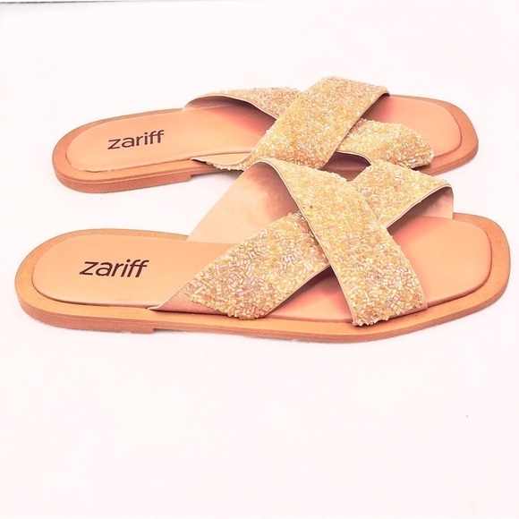 IMPORTED ZARIFF Sandals size 9.5 from Brazil NEW - Picture 1 of 10